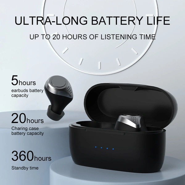 SP38 HiFi True Wireless Earbuds – 3.8g Ultra-Light, 20H Playtime, IPX4 Sweatproof Bluetooth 5.3
