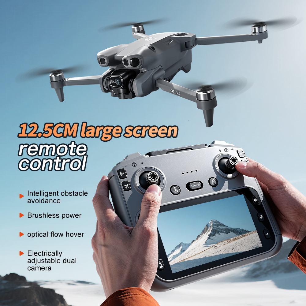 GT50 HD Flagship Drone with Obstacle Avoidance – Cinematic Aerial Photography, Portable Foldable Design
