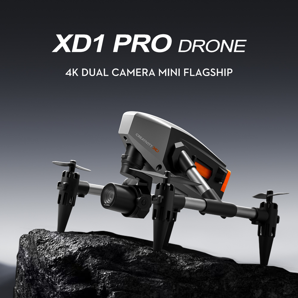 XD1 Mini Alloy Drone – HD Camera, GPS Positioning, Compact Portable Brushless Drone