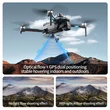 XT606 GPS Drone with 4K Camera – 30Min Flight, 360° Obstacle Avoidance, Large Screen Remote Control for Aerial Photography