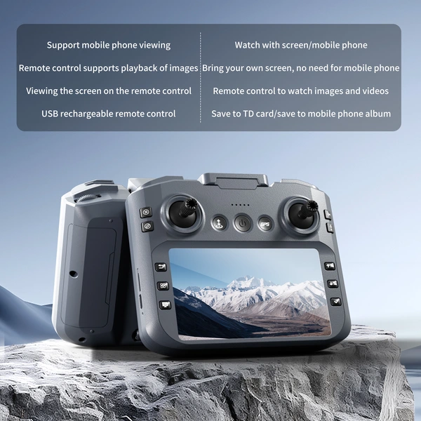 XT606 GPS Drone with 4K Camera – 30Min Flight, 360° Obstacle Avoidance, Large Screen Remote Control for Aerial Photography