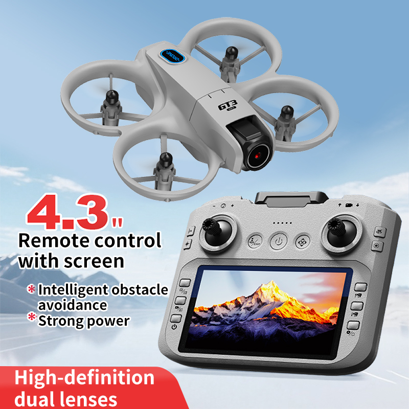 GT3 MAX Drone with 12.5cm Smart Screen – 50x Zoom, Optical Flow Hover, Long Battery for Aerial Photography