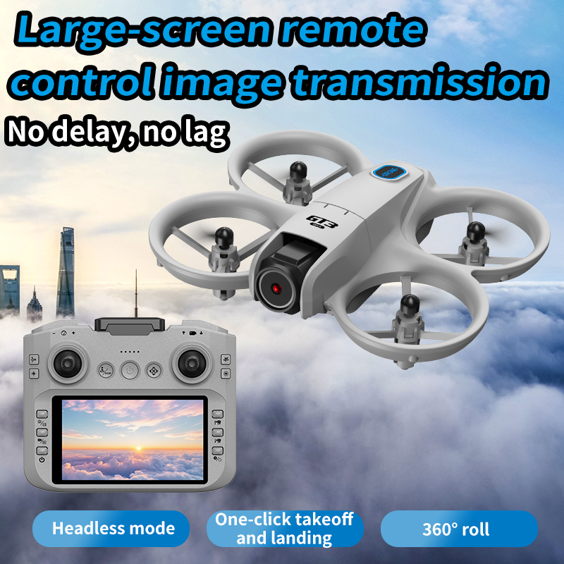 GT3 MAX Drone with 12.5cm Smart Screen – 50x Zoom, Optical Flow Hover, Long Battery for Aerial Photography