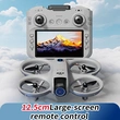 GT3 MAX Drone with 12.5cm Smart Screen – 50x Zoom, Optical Flow Hover, Long Battery for Aerial Photography