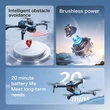 GT8 Screen-Controlled Brushless Drone – 4K Camera, 5.5-Inch HD Screen, 28Min Flight, GPS Return for Aerial Photography