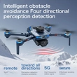 GT8 Screen-Controlled Brushless Drone – 4K Camera, 5.5-Inch HD Screen, 28Min Flight, GPS Return for Aerial Photography