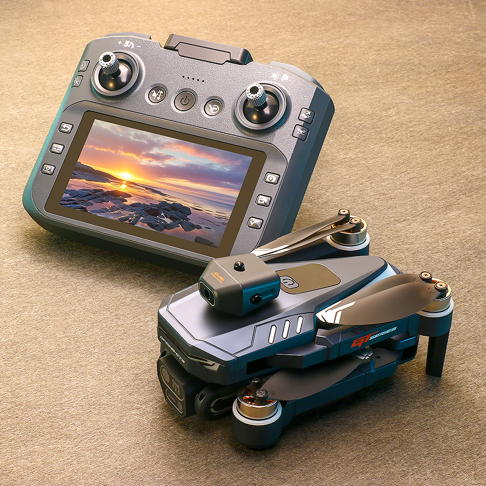 GT8 Screen-Controlled Brushless Drone – 4K Camera, 5.5-Inch HD Screen, 28Min Flight, GPS Return for Aerial Photography