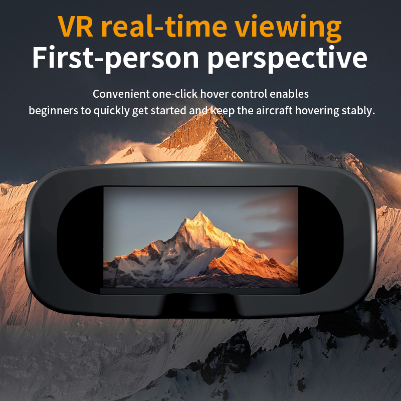 H20 AIRCRAFT Drone with Dual Cameras – VR FPV, Foldable Design, 360° Stunts for Aerial Photography