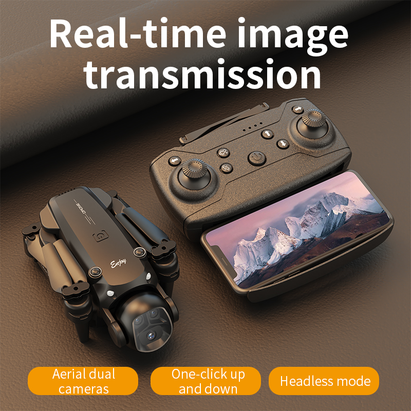 H20 AIRCRAFT Drone with Dual Cameras – VR FPV, Foldable Design, 360° Stunts for Aerial Photography