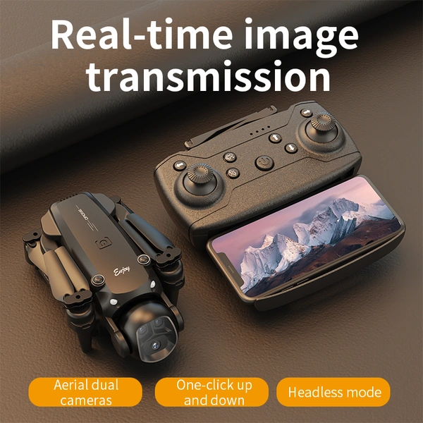 H20 AIRCRAFT Drone with Dual Cameras – VR FPV, Foldable Design, 360° Stunts for Aerial Photography