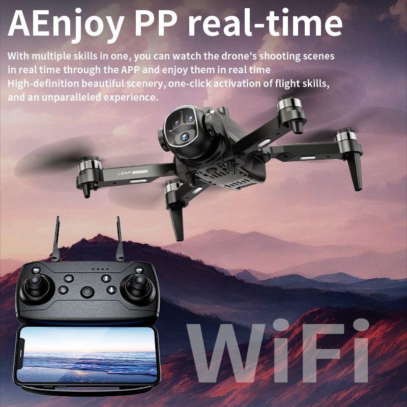 H21 Flagship Aerial Photography Drone – 90° Adjustable Lens, 50x Zoom, VR FPV for Professional Aerial Shots