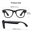 M02Ultra AI Camera Smart Glasses – 5MP Triple Lens, 64GB Storage, Real-Time Translation & Bluetooth 5.3