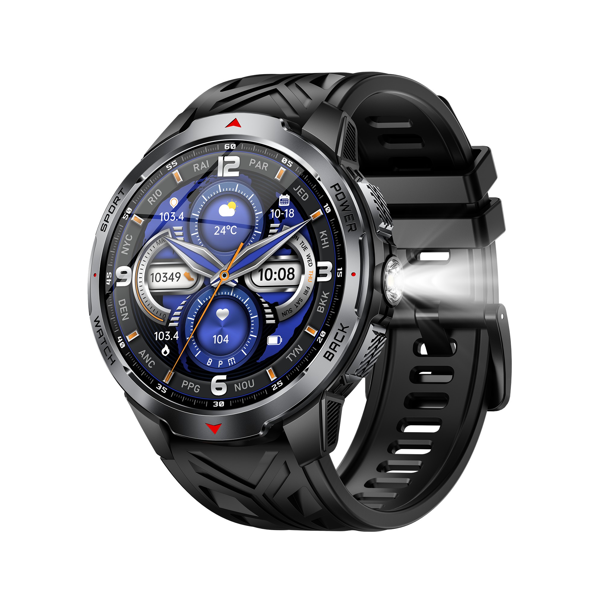 KT88 Smart Bracelet - 25-35 Day Battery, 1.7