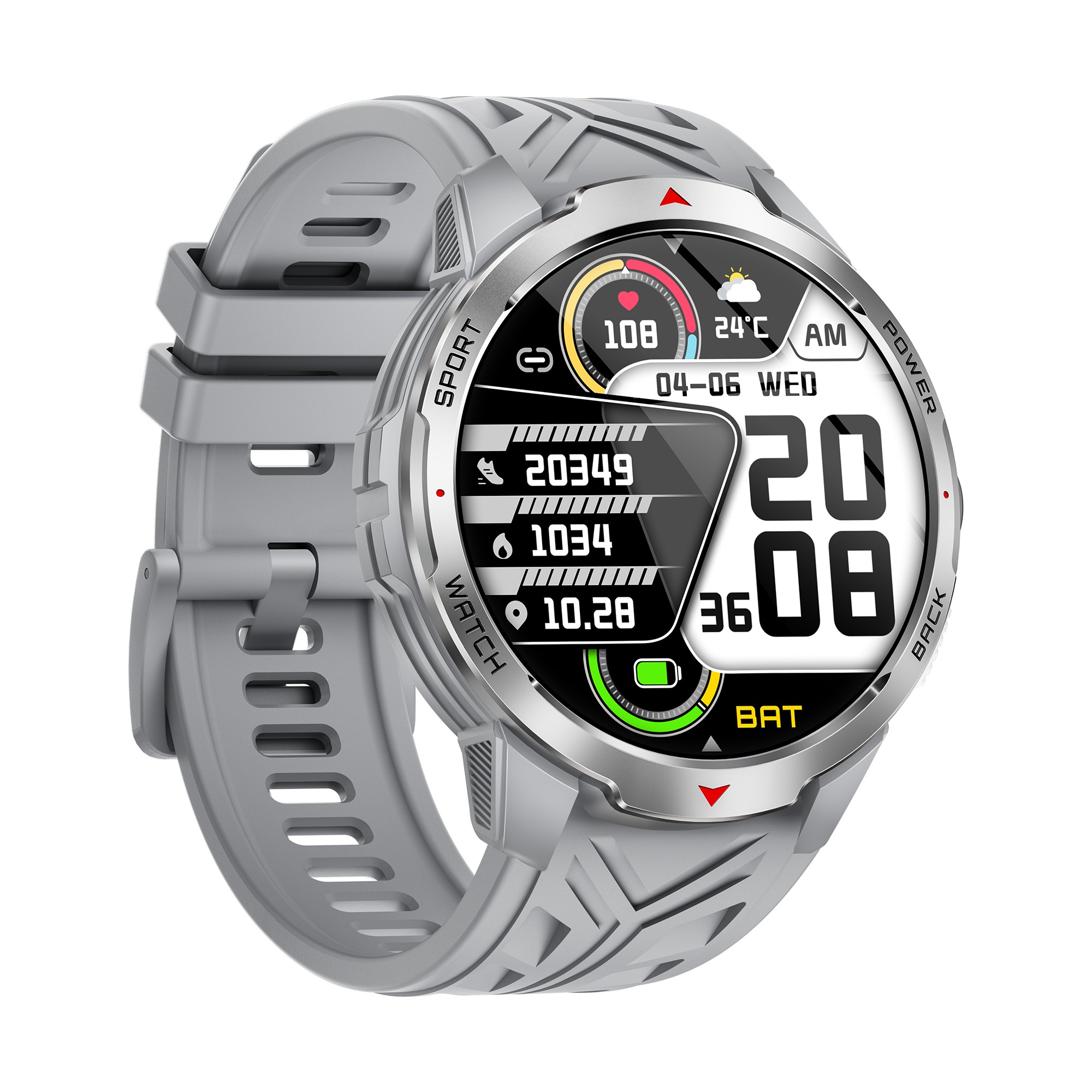 KT88 Smart Bracelet - 25-35 Day Battery, 1.7