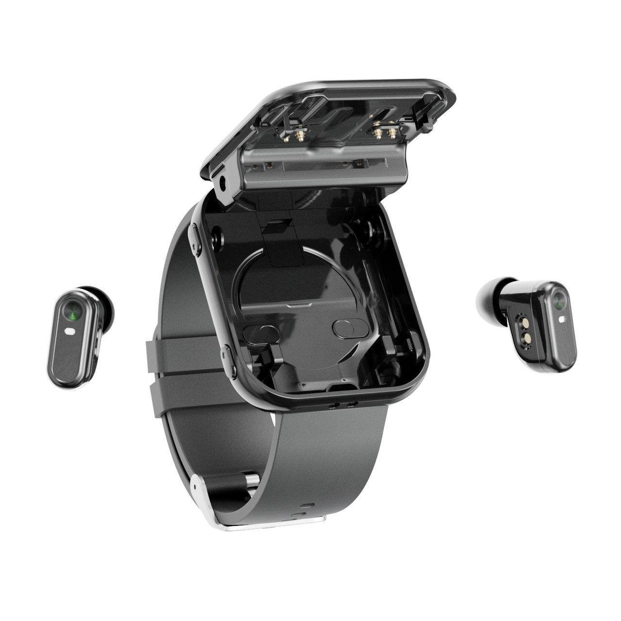 T1 Smart Watch with TWS Earphones - 1.8