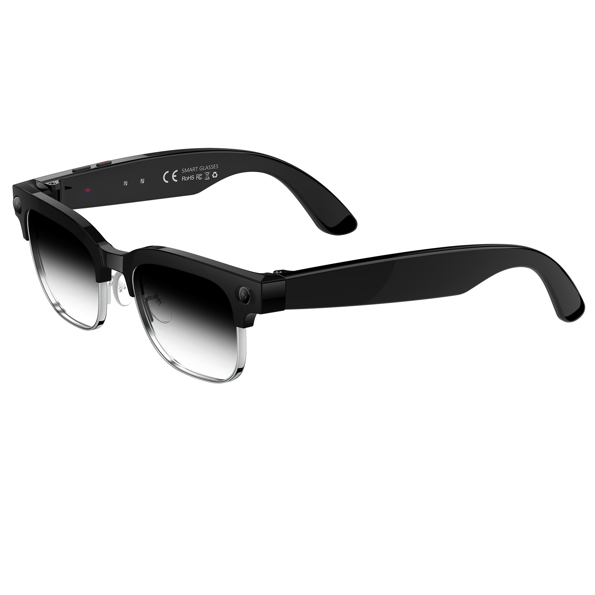 W630 AI Camera Glasses - 3 Detachable Lenses, WiFi Transfer, HD Photography