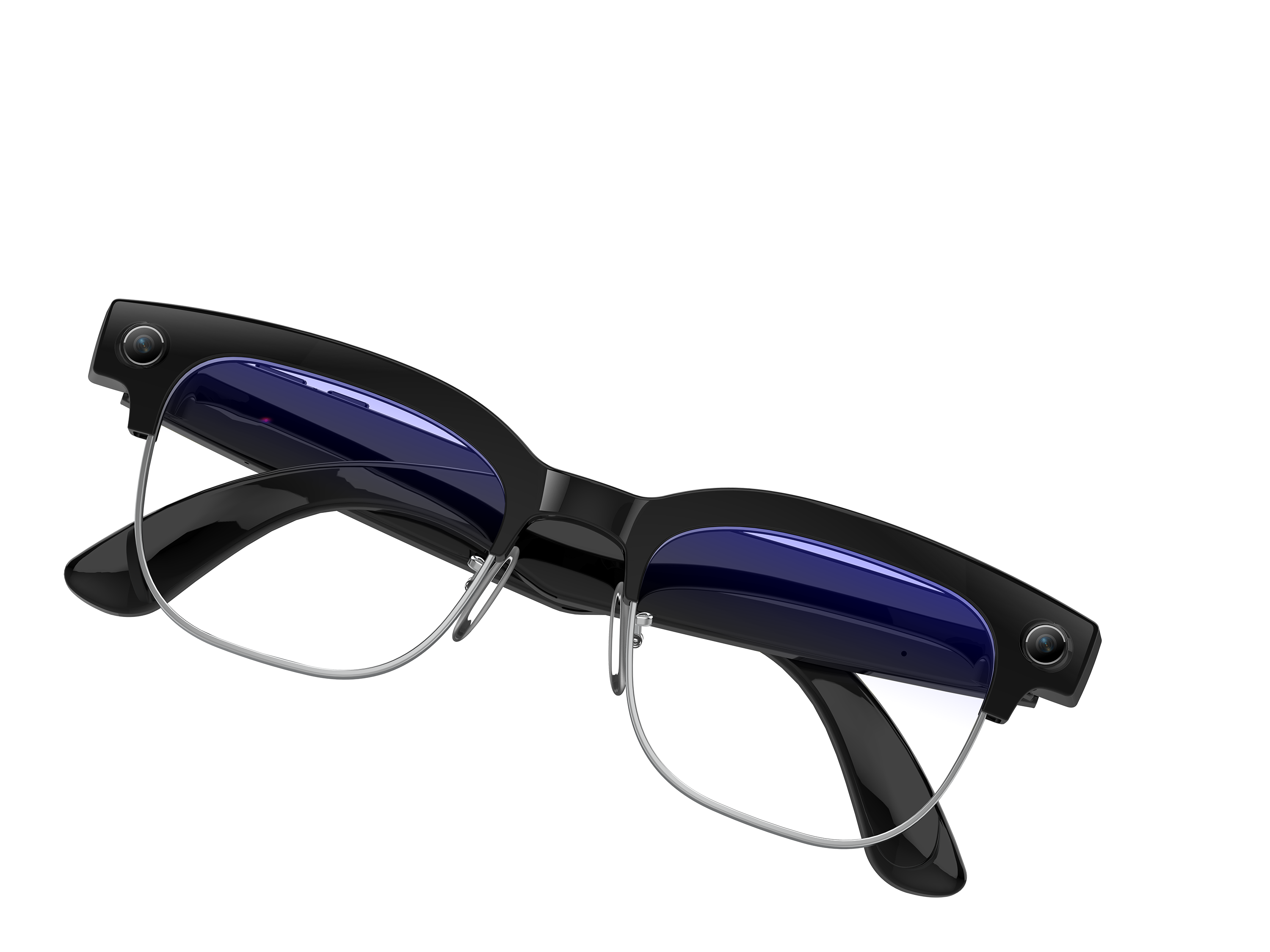 W630 AI Camera Glasses - 3 Detachable Lenses, WiFi Transfer, HD Photography