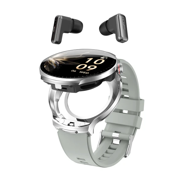 T100 2-in-1 Smart Watch with Earbuds - 1.85