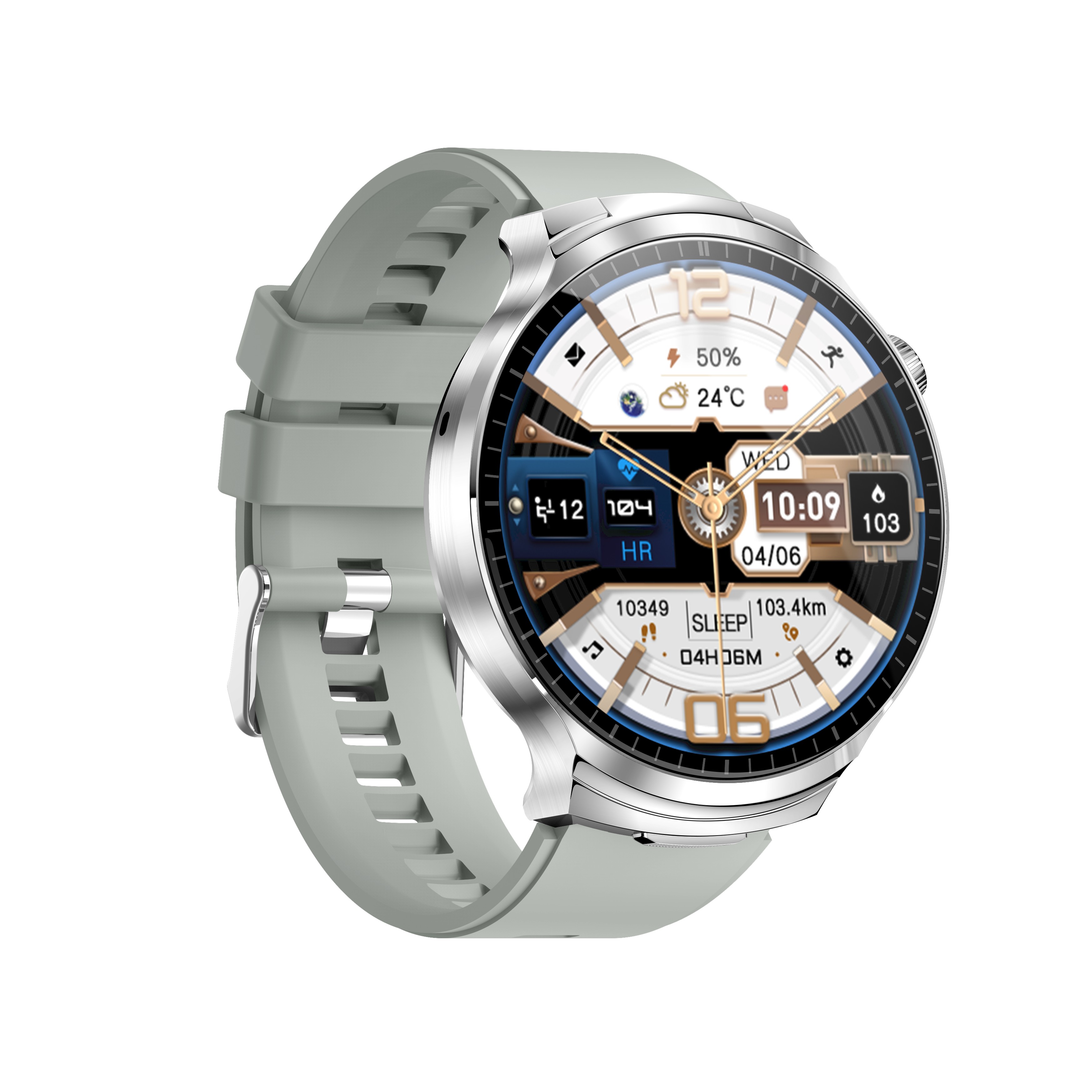 T100 2-in-1 Smart Watch with Earbuds - 1.85