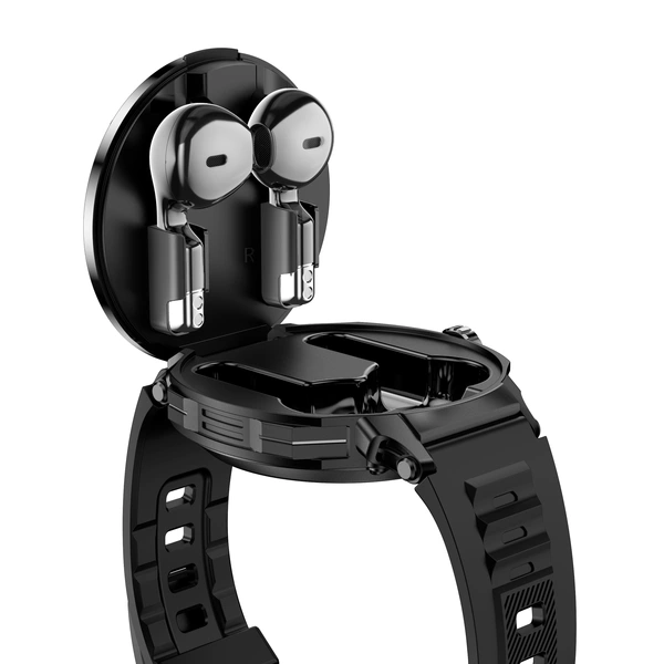 D13 2-in-1 Smart Watch with Earbuds - Bluetooth 5.3, NFC, 15+ Day Standby