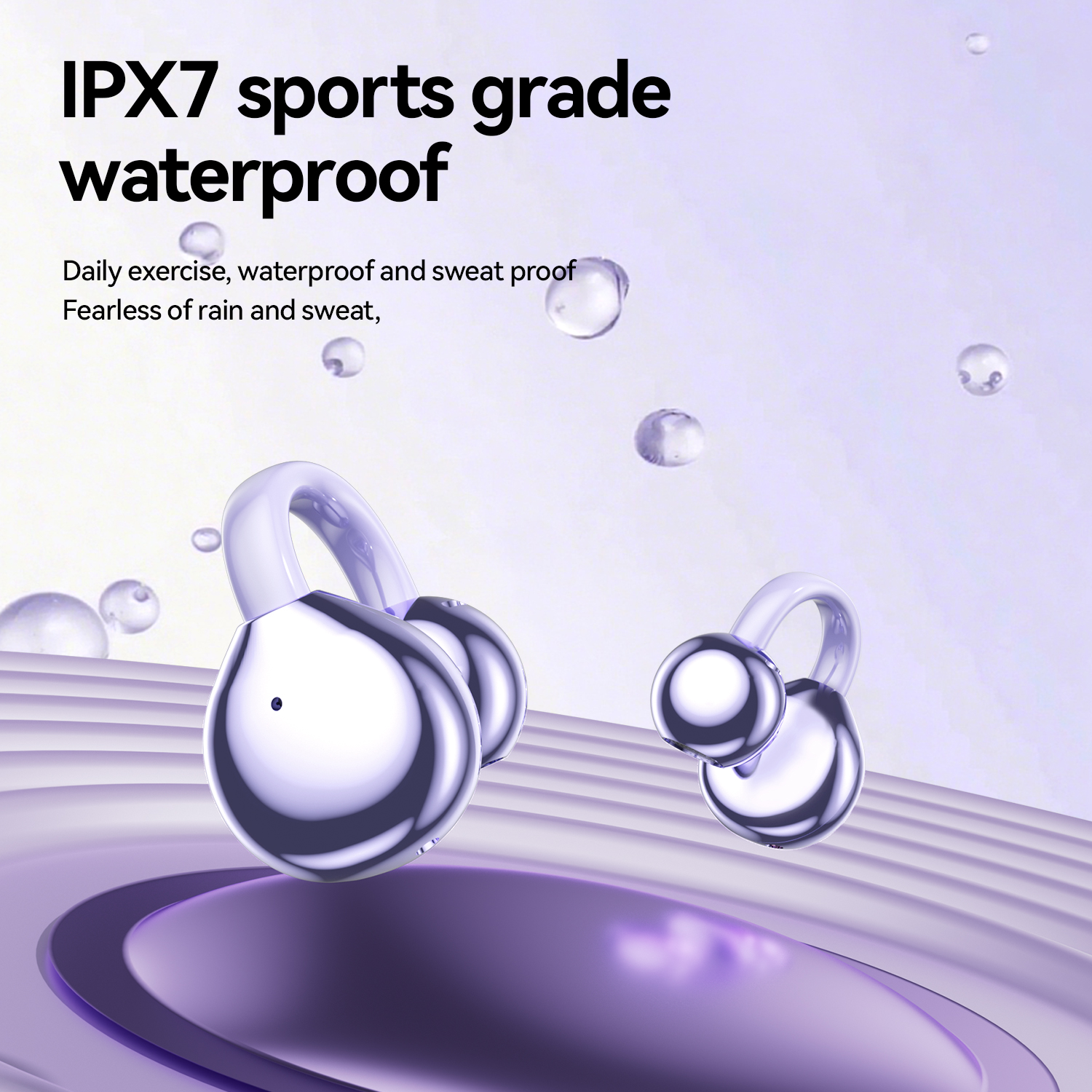 GL8 Open-Ear Wireless Earbuds 2025: Bluetooth 6, IPX7, Theater Sound