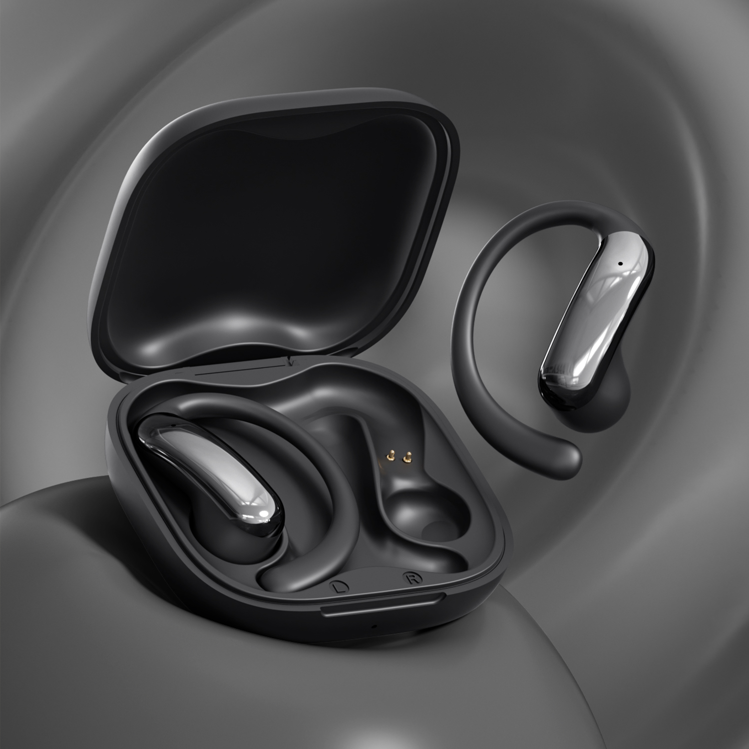 M141 Open-Ear Wireless Earbuds: Bluetooth 6, IPX7