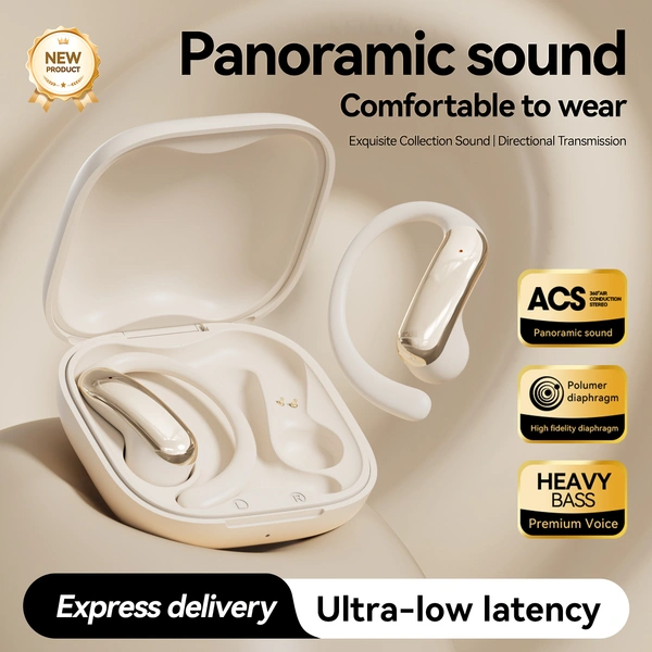 M141 Open-Ear Wireless Earbuds: Bluetooth 6, IPX7