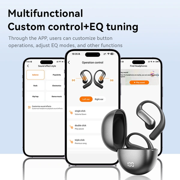Wholesale M118 AI Translation Headphones: 1000+ Languages, Open-Ear, 8H Battery