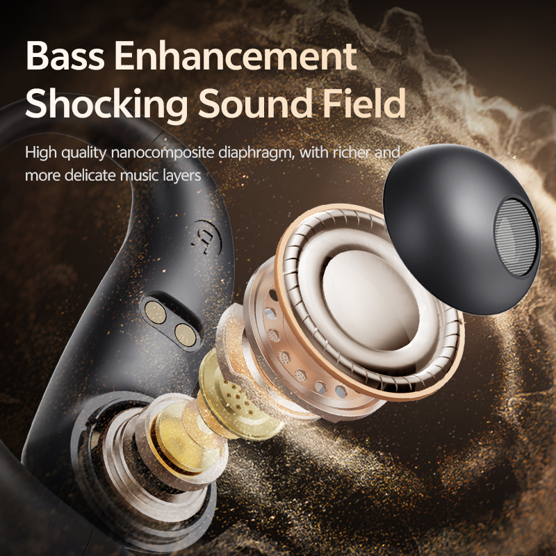 Wholesale M129 Open-Ear Earbuds: 7H Battery, Bluetooth 5.4, 360° Sound