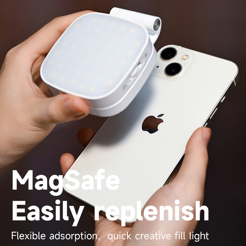 M27 Magnetic Fill Light: MagSafe Pocket LED Light for Phone