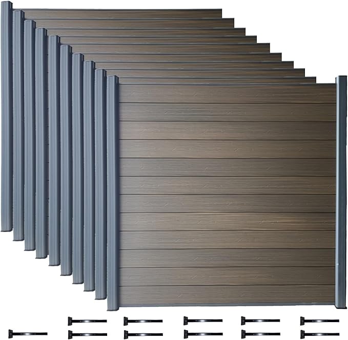 WPC Fence Panels | Durable Composite Fencing for Garden & Outdoor Privacy pusen wpc fence