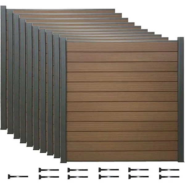 WPC Fence Panels | Durable Composite Fencing for Garden & Outdoor Privacy pusen wpc fence
