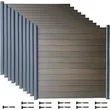 WPC Fence Panels | Durable Composite Fencing for Garden & Outdoor Privacy pusen wpc fence