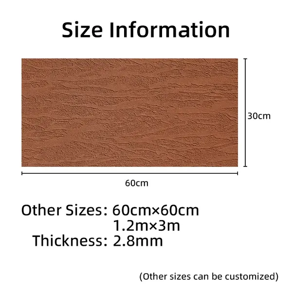 3D SELF-ADHESIVE WALL STICKER MARBLE SHEET