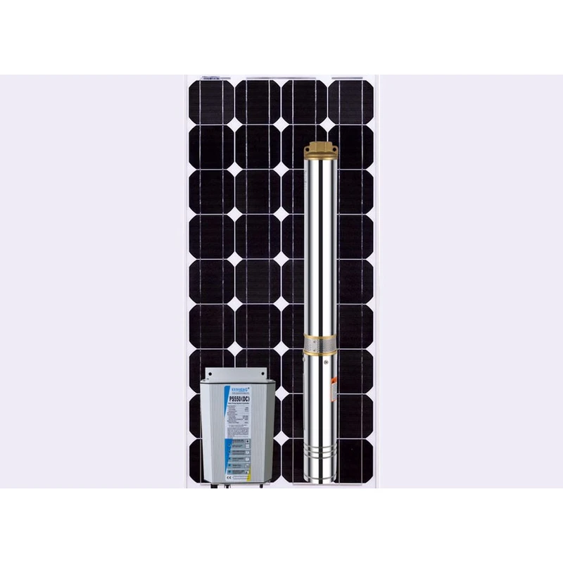 Submersible dc solar water pump