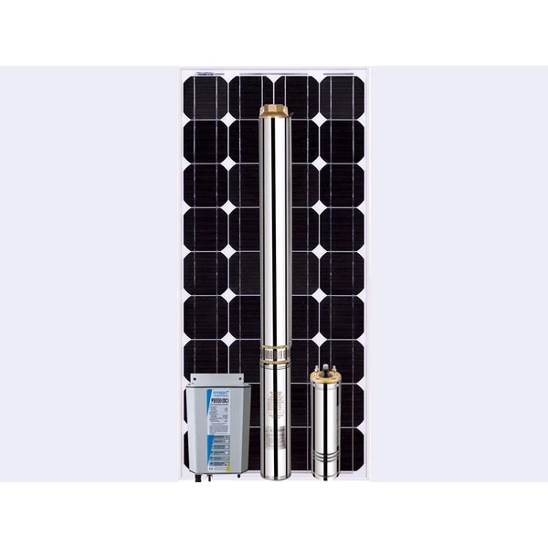 Submersible dc solar water pump