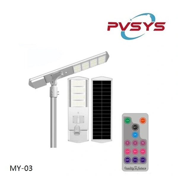 tout en un lampadaire solaire