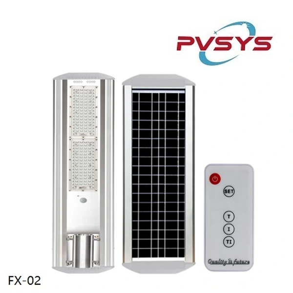 tout en un lampadaire solaire