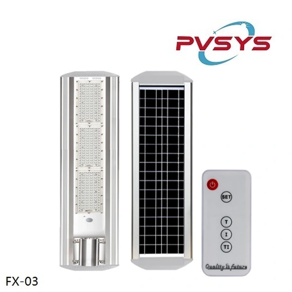 tout en un lampadaire solaire