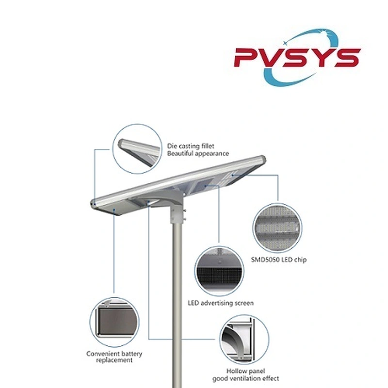 farola solar todo en uno