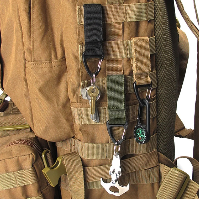 Tactical Combat Outdoor Backpack Short Carabiner Strap