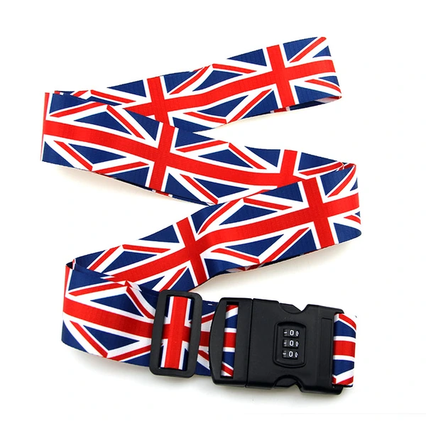 Heat Transfer Printing Safety Lock Travel Accessories Suitcase Security Luggage Belt Strap
