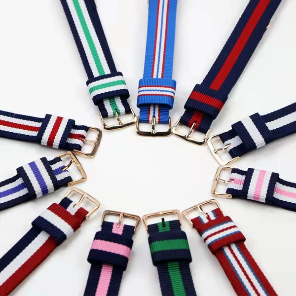 New Promotional Fashion Nylon Watch Strap Watchband Watch Belt