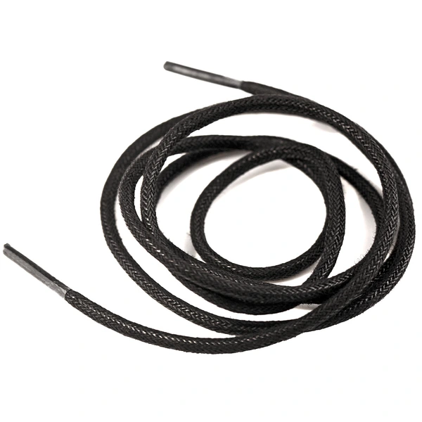 High quality leather shoes round 25mm waxed shoe lace