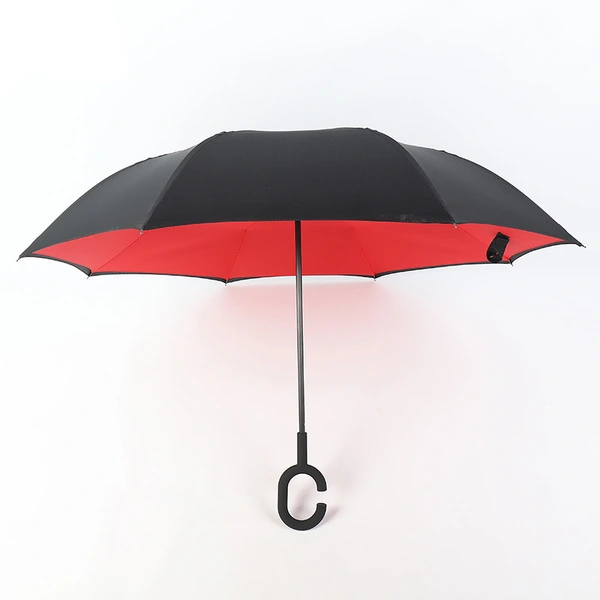 Solid Color Promotional Reverse Umbrella with Custom Logo