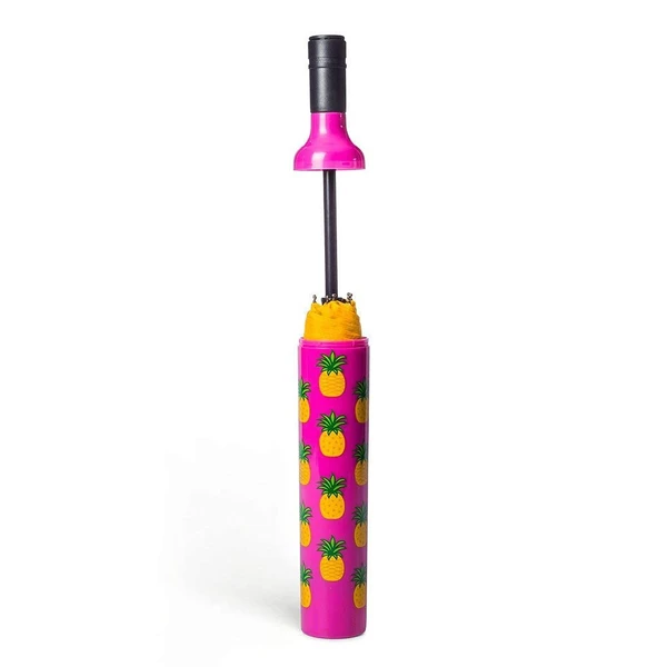 Full Print Fruit Pineapple Wine Bottle Promotion Umbrella