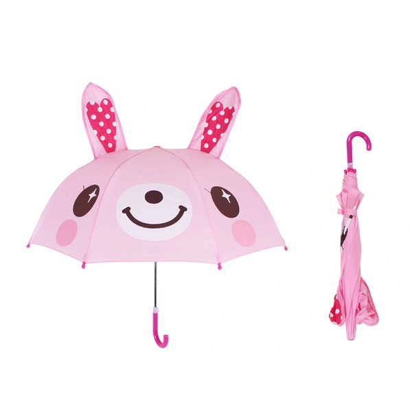 Kids Lovely Outdoor Play 3D Cartoon Rain Umbrella Go School