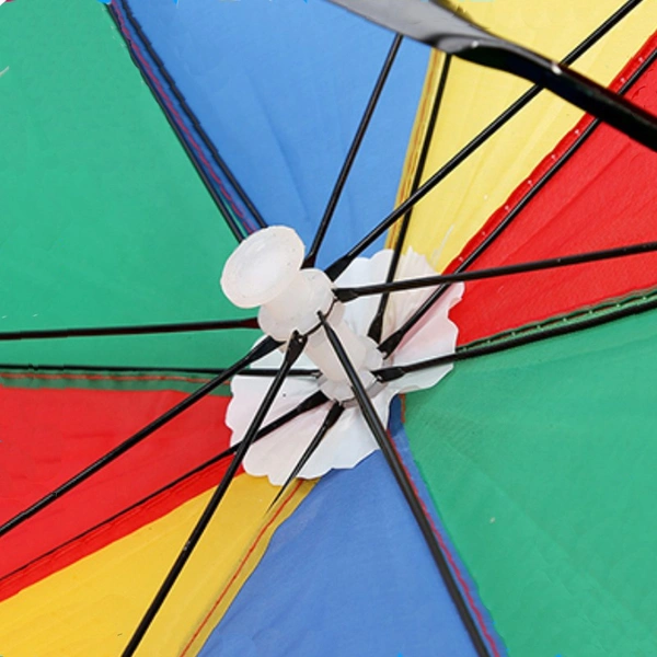 Outdoor Portable Headband Sunshade Travel Fishing Hat Umbrella