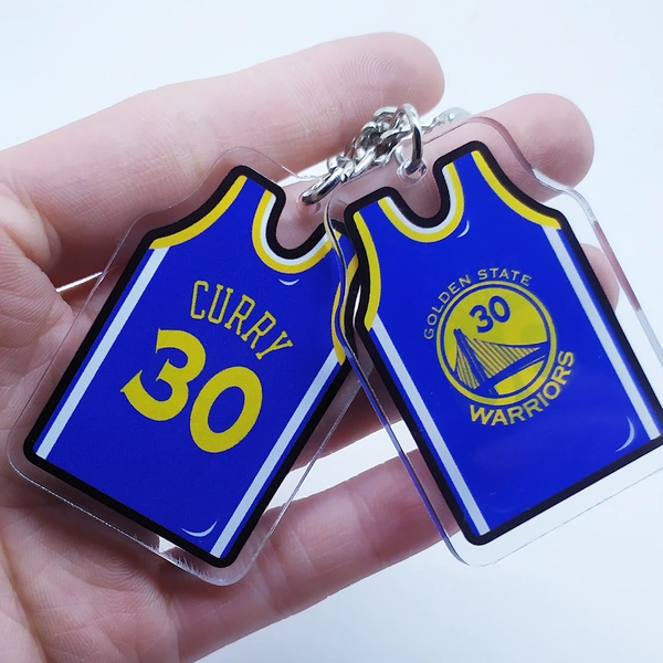 Promotional Plastic Acrylic Sport Jersey Keychain Advertising Gift
