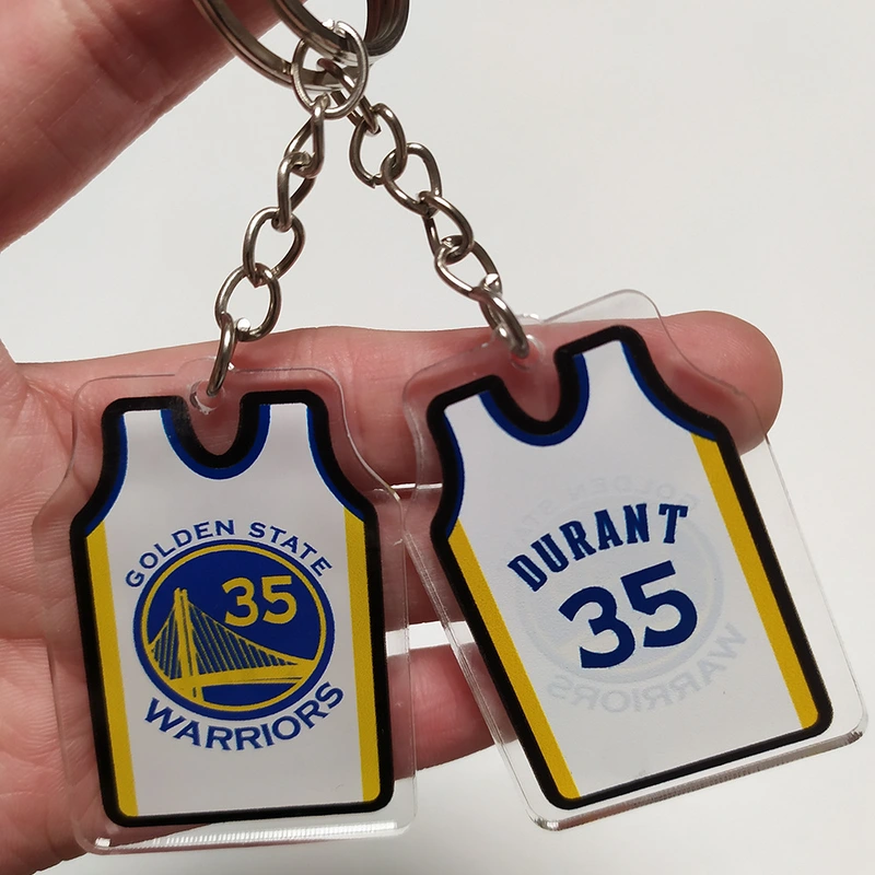 Promotional Plastic Acrylic Sport Jersey Keychain Advertising Gift